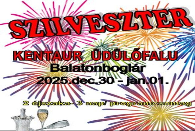 Szilveszter a balatonboglári Kentaur Üdülőközpontban